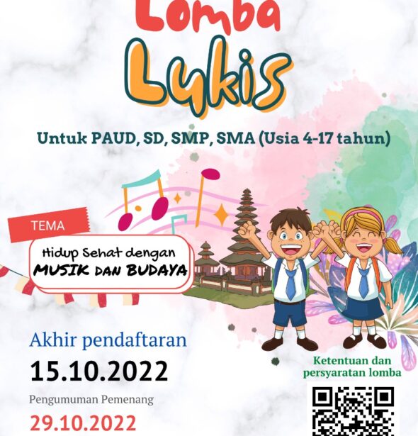 Lomba Lukis Hidup Sehat dengan Musik dan Budaya